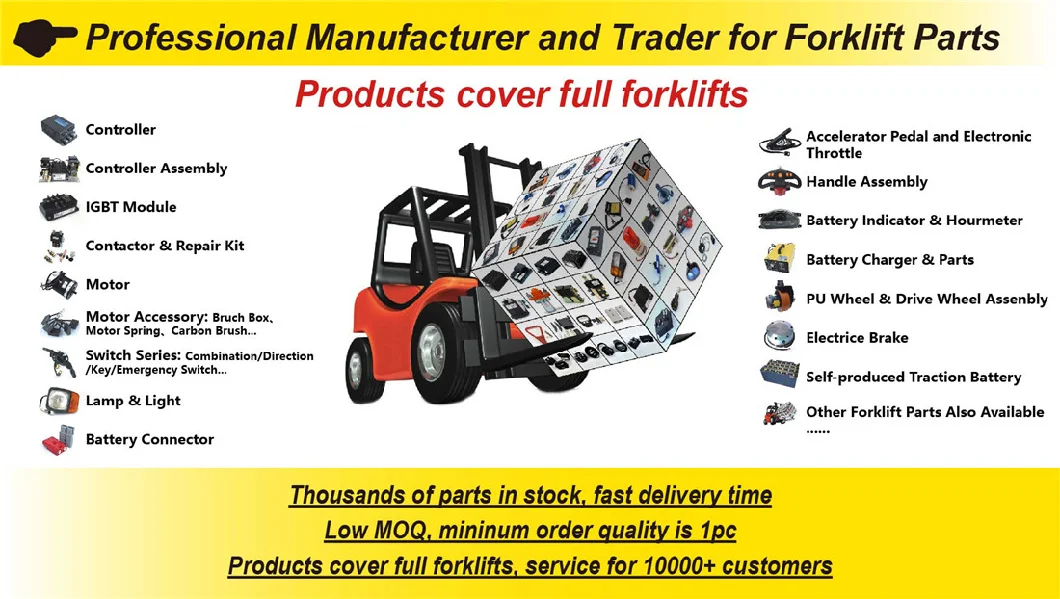 Forklift Parts 1205m-6b402 60V-72V 400A Golf Carts Curtis DC Motor Controller
